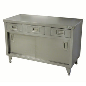 調理台 引出・引戸付 アングルレッグ