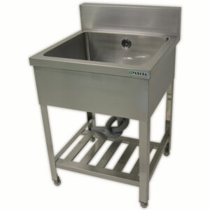 一槽シンク バックガード有 アングルレッグ