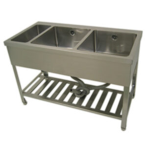 二槽シンク ゴミ入付 アングルレッグ