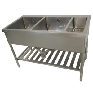 二槽シンク ゴミ入付 パイプレッグ