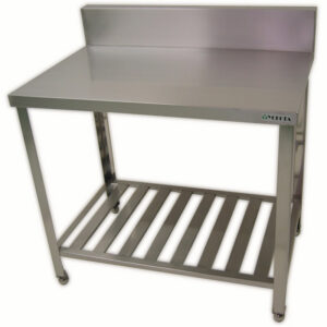 作業台バックガード有 アングルレッグ